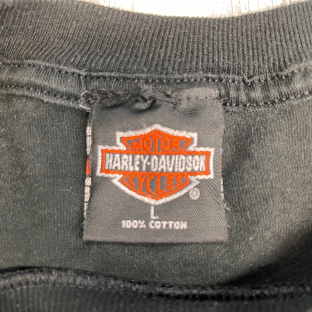 Vintage 1996 Harley-Davidson Maui Hawaii T-Shirt Black Mens Lg. Harley Paradise - Picture 5 of 8